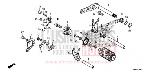 GEARSHIFT DRUM CRF450LL de 2020